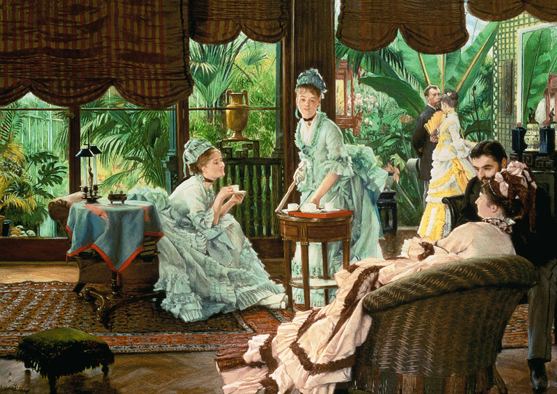 In the Conservatory (The Rivals) de James Jacques Tissot