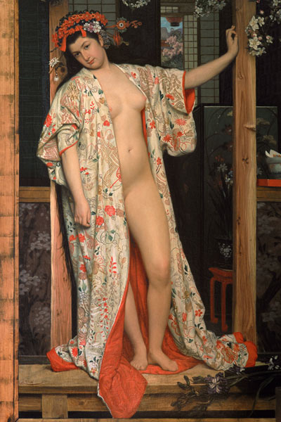 J.Tissot, Japanese Lady in the bath de James Jacques Tissot