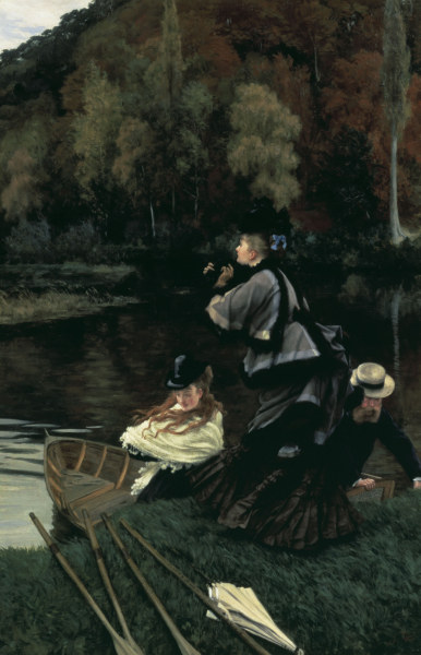 J.Tissot, Autumn on the Thames /painting de James Jacques Tissot