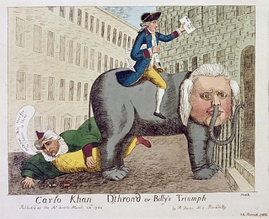 Carlo Khan Detron''d or Billy''s Triumph, London, 24th March de James Sayers