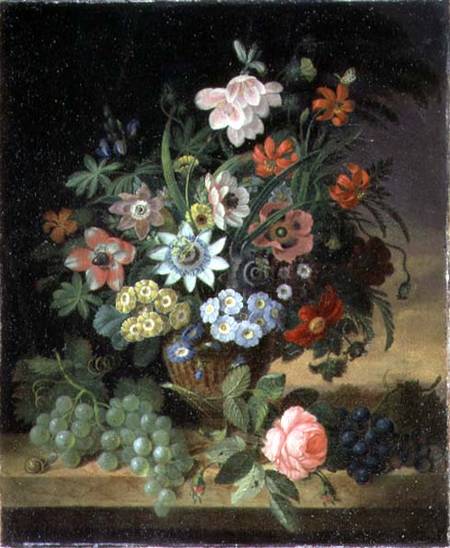 Flowers and Fruit de James Sillett