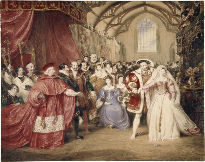 The Banquet of Henry VIII in York Place de James Stephanoff