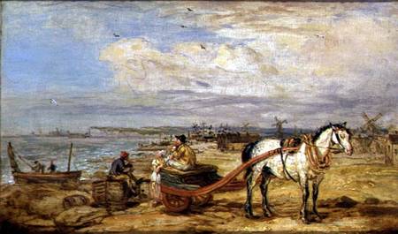 Fisherfolk on the Beach de James Ward