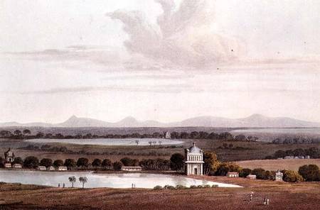 Second view looking north from the Pagoda near Conjeveram, from 'Journal of a Voyage in 1811 and 181 de James Wathen