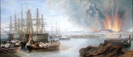 The Bombardment of Sebastopol de James Wilson Carmichael