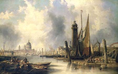 View of London with St. Paul's de James Wilson Carmichael
