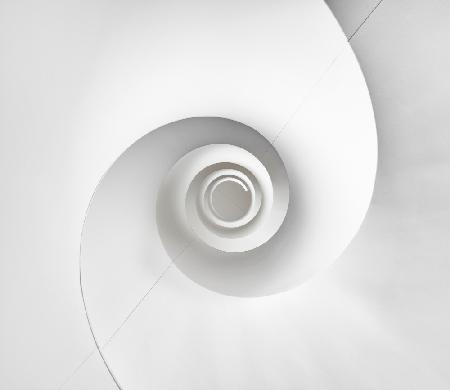 Spiral staircase at SAHMRI