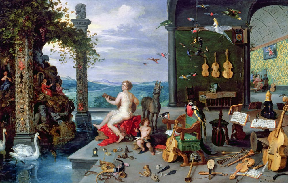 Allegory of Music de Jan Brueghel (El Viejo)