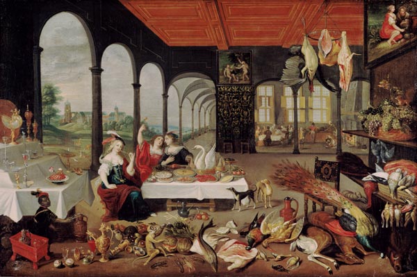 Allegory of Taste de Jan Brueghel (El Viejo)