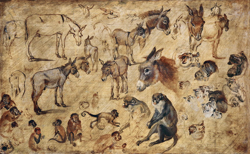 Animal Study de Jan Brueghel (El Viejo)