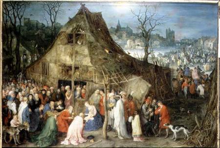 Adoration of the Magi de Jan Brueghel (El Viejo)