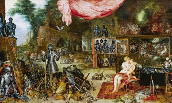 Allegory of the feeling. Executed with Peter Paul de Jan Brueghel (El Viejo)