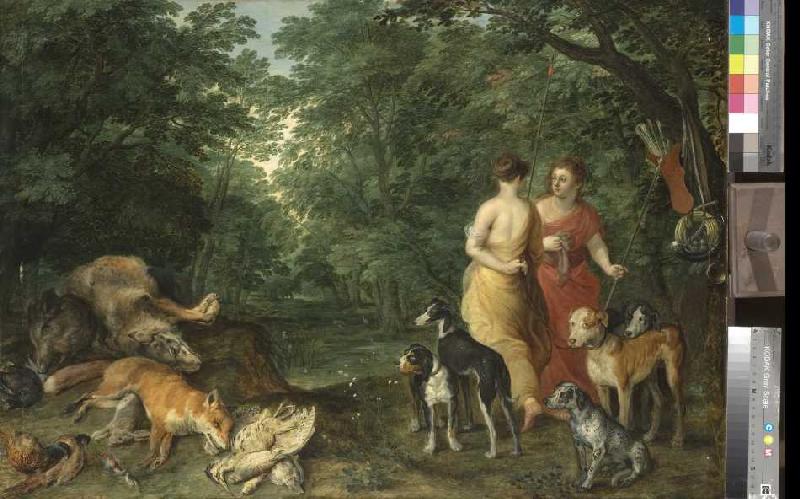 Dianas Nymphen nach der Jagd de Jan Brueghel (El Viejo)
