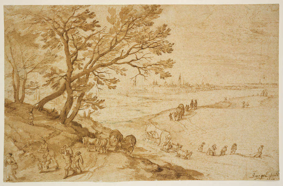 Landschaft mit Blick auf Antwerpen de Jan Brueghel (El Viejo)