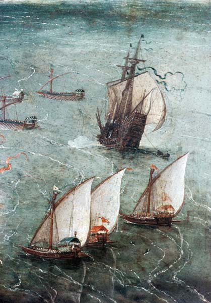 Schlacht vor den Toren Neapels. de Jan Brueghel (El Viejo)