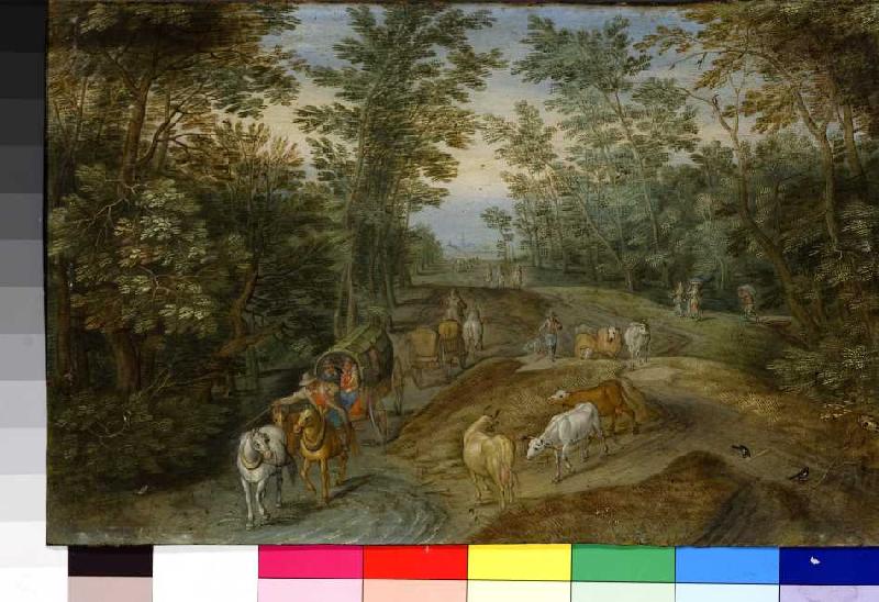 Waldlandschaft. de Jan Brueghel (El Viejo)