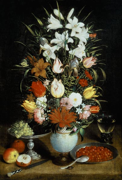 Vase of Flowers de Jan Brueghel (El Viejo)