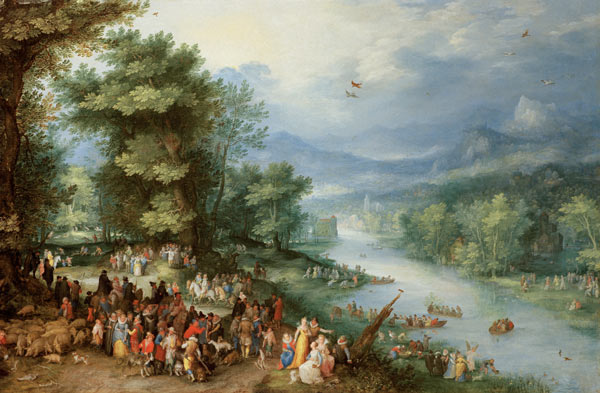 J.Brueghel t.E. / Landscape with Tobias de Jan Brueghel (El Joven)