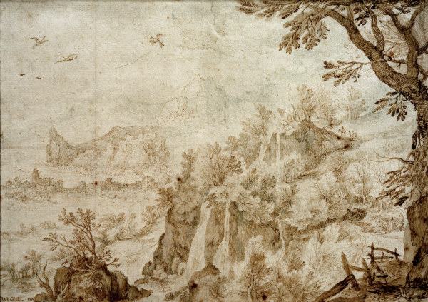J.Brueghel d.Ä., Gebirgslandschaft de Jan Brueghel (El Joven)