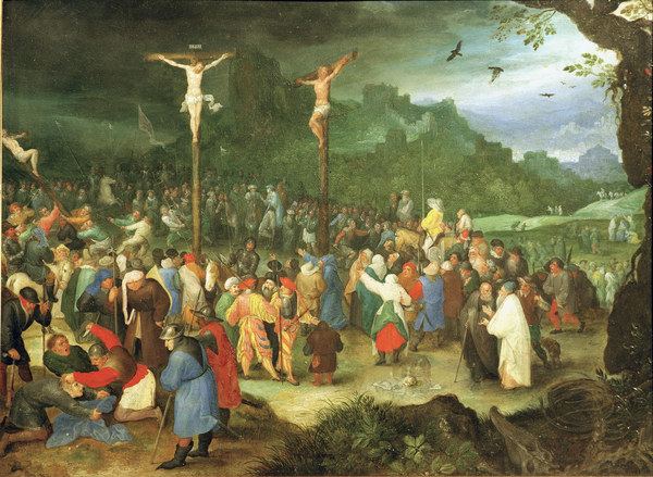 J.Brueghel d.Ä., Kreuzigung Christi de Jan Brueghel (El Joven)