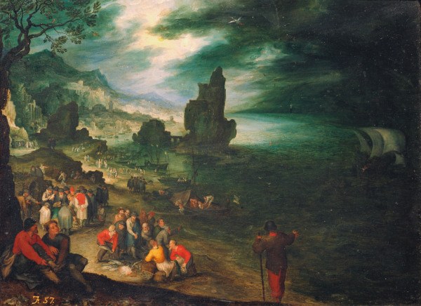 J.Brueghel d.E. / Coastal Landscape de Jan Brueghel (El Joven)