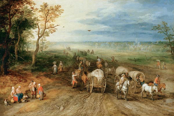 J.Brueghel t.E. / Landscape / c.1610 de Jan Brueghel (El Joven)