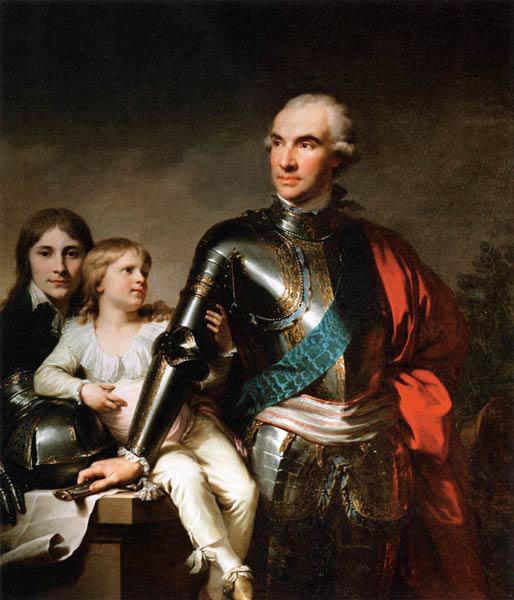 Retrato Graf Stanislaw Szczesny Potocki (1753-1805) e hijos