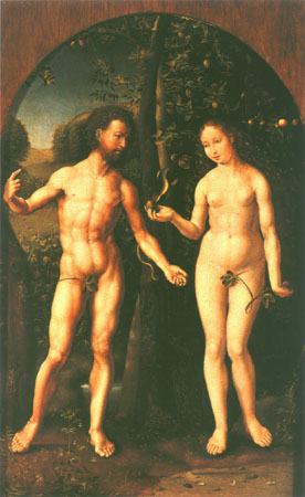 Adam and Eva de Jan Gossaert