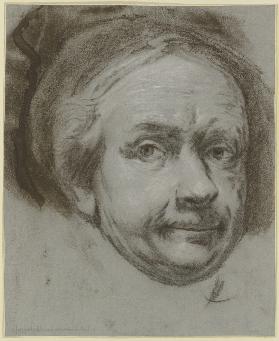 Männlicher Porträtkopf (Phantasieporträt Rembrandts?)