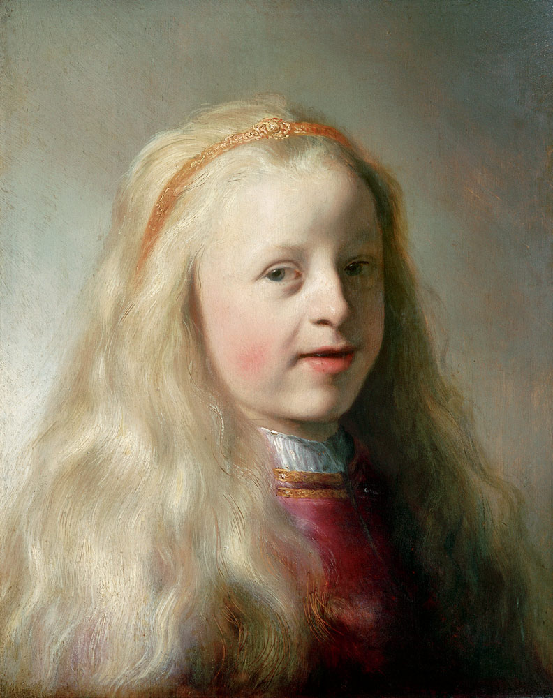 Portrait of a young girl. de Jan Lievens