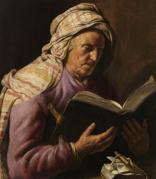 Old Woman Reading de Jan Lievens