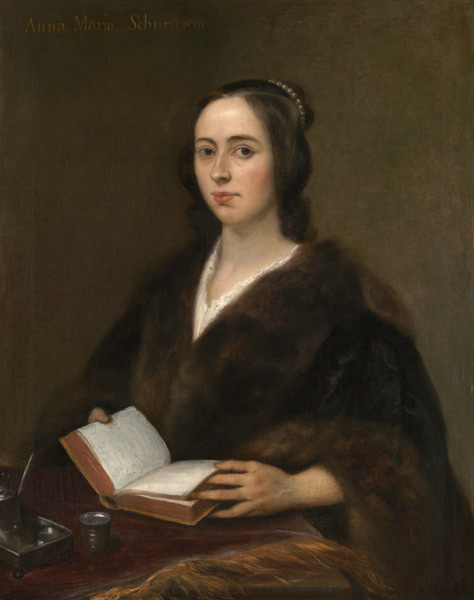 Portrait of Anna Maria van Schurman (1607-1678) de Jan Lievens