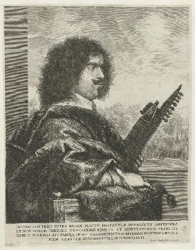 Portrait of the composer and lutenist Jacques Gaultier