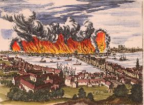 Great Fire of London , Luyken