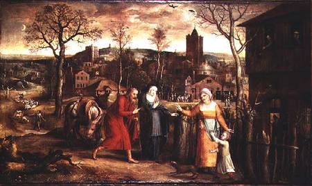 The Holy Family Turned Away from the Inn de Jan Massys or Metsys