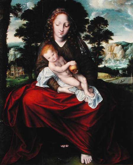 Madonna and Child de Jan Massys or Metsys