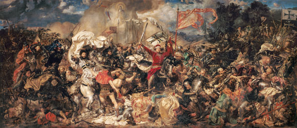 Schlacht bei Tannenberg de Jan Matejko