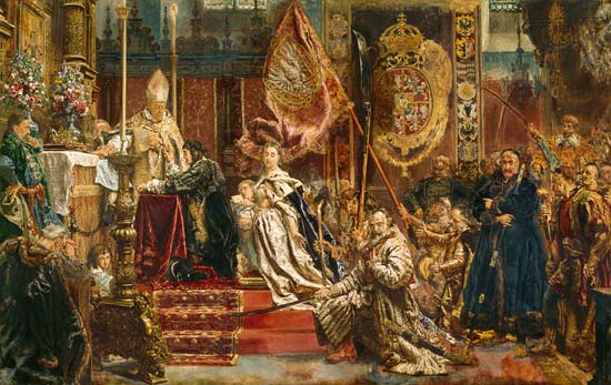 The vow of the king Johann II. Kasimir of Poland de Jan Matejko