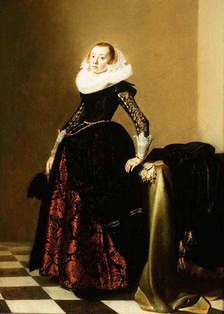 Portrait of a Lady (panel) de Jan Miense Molenaer