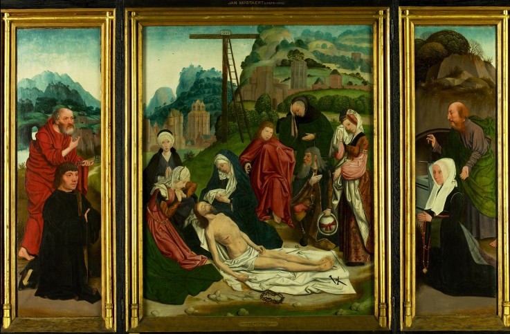The Lamentation over Christ de Jan Mostaert