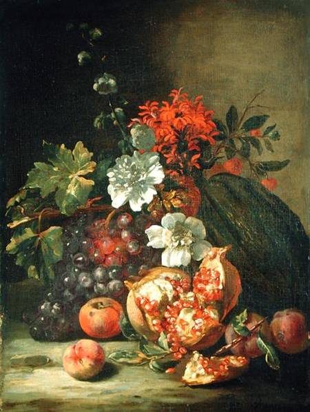 Fruit and Flowers de Jan Peter van the Younger Bredael