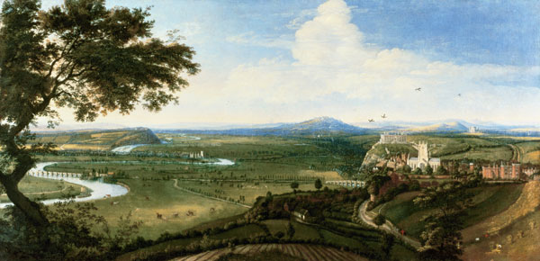 View of Nottingham from the East de Jan Siberechts