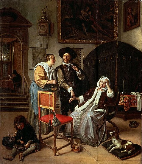 Physician''s Visit, c.1663-65 de Jan Steen