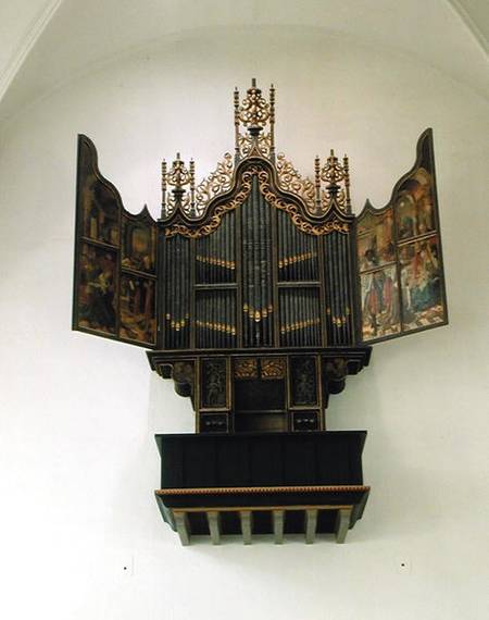 Painted organ de Jan Swart van Groningen