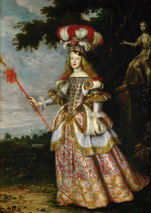 Margarita Teresa, Infanta of Spain (1651-1673), in a theatrical costume de Jan Thomas