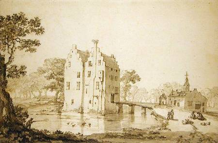 Zuylenburgh Castle (Slot Zuylen) de Jan van der Heyden