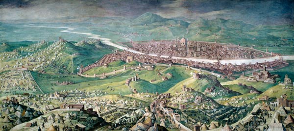 The Siege of Florence in 1530 de Jan van der Straet