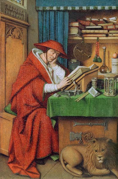 St. Jerome in his study de Jan van Eyck