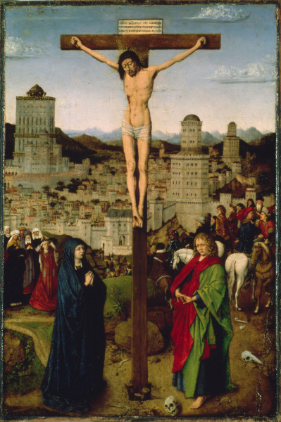 Crucifixion , Hubert van Eyck de Jan van Eyck