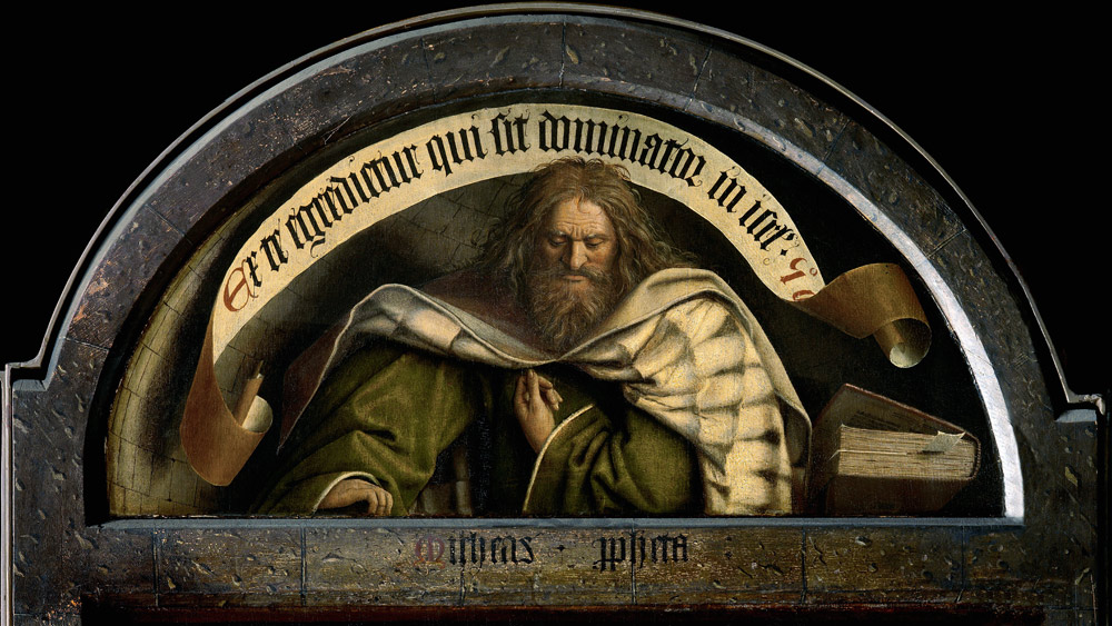Prophet Micah , van Exck, Ghent Altar de Jan van Eyck